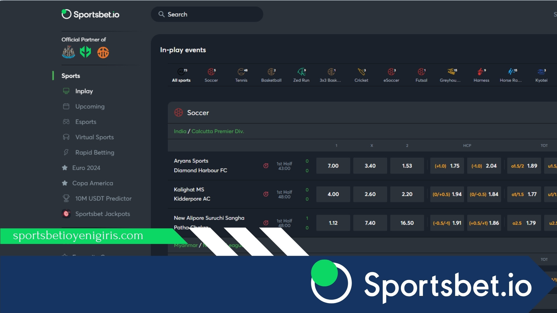 Sportsbet.io Canlı Bahis